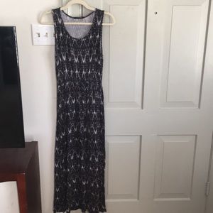 Black And White Maxi Dress